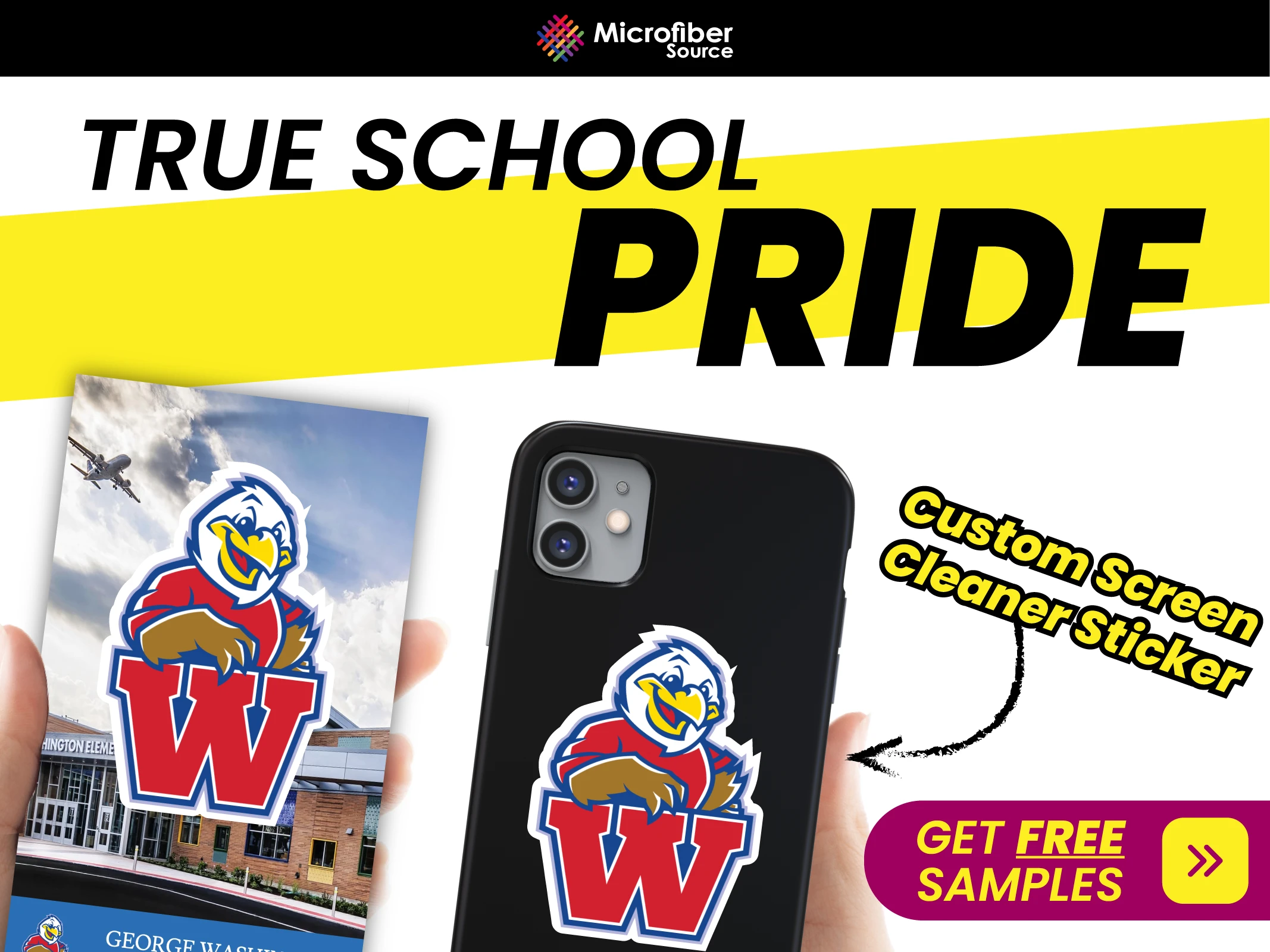 School sticky cleaner ad design brxtn mktg