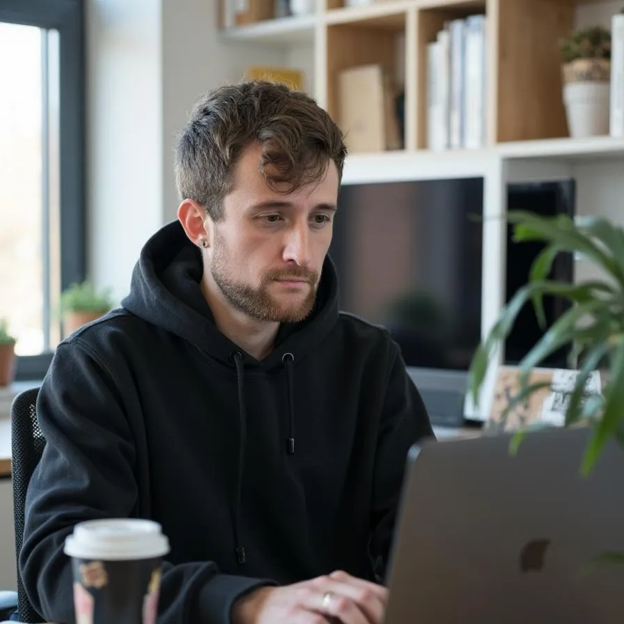 Braxton at desk brxtn mktg