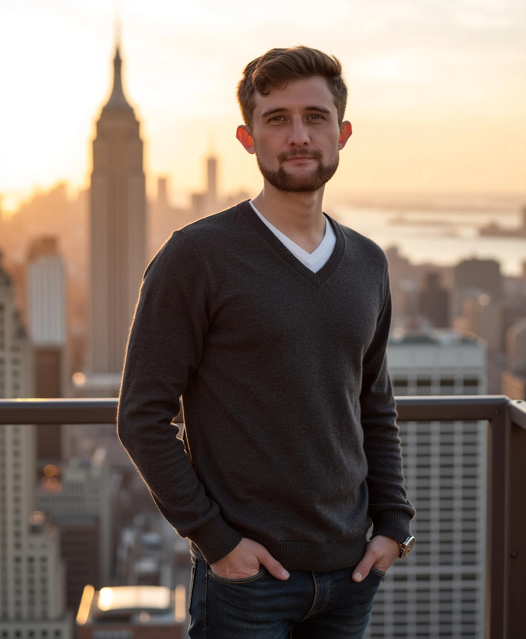Nyc bg sunset braxton headshot